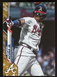 2020 TOPPS SEROES ONE RONALD ACUNA JR. GOLD STARS SP