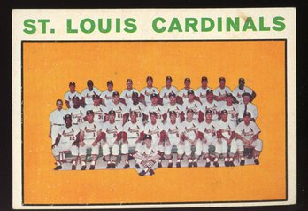 1964 TOPPS ST. LOUIS CARDINALS TEAM CARD