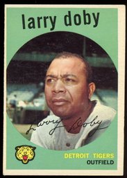 1959 TOPPS LARRY DOBY - HALL OF FAMER