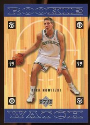 1998-99 UPPER DECK DIRK NOWITZKI ROOKIE CARD! - HALL OF FAMER