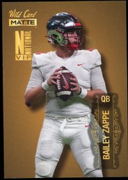 2022 WILD CARD MATTE NATIONAL VIP BAILEY ZAPPE RC
