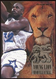 1995 FLEER SHAQUILLE O'NEAL YOUNG LIONS INSERT