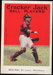 2004 TOPPS CRACKER JACK YADIER MOLINA FIRST-YEAR RC!!!!