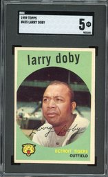 1959 TOPPS LARRY DOBY  - HALL OF FAMER