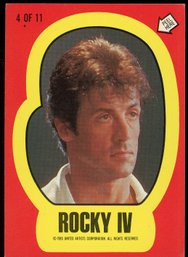 1985 TOPPS ROCKY IV ROCKY STICKER