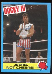1985 TOPPS ROCKY IV JEERS, NOT CHEERS