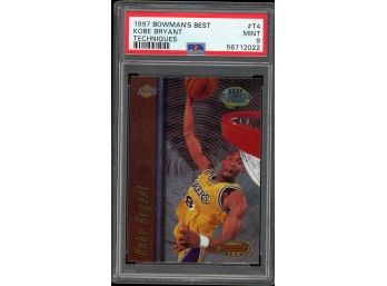 1997 BOWMAN'S BEST KOBE BRYANT TECHNIQUES PSA 9!!!!