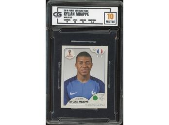 2018 PANINI STICKER KYLIAN MBAPPE WORLD CUP GEM MINT!!!!!