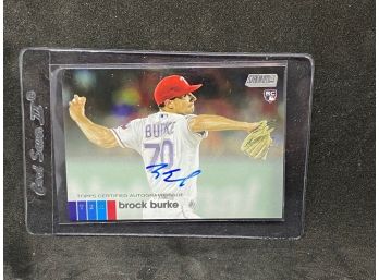 2020 STADIUM CLUB BROCK BURKE RC AUTO