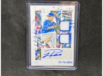 2020 DIAMOND KINGS JOE PALUMBO DUAL RELIC AUTO