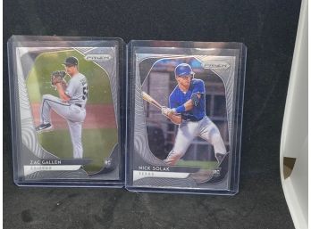 2019 PRIZM ZAC GALLEN AND NICK SOLAK ROOKIE CARDS