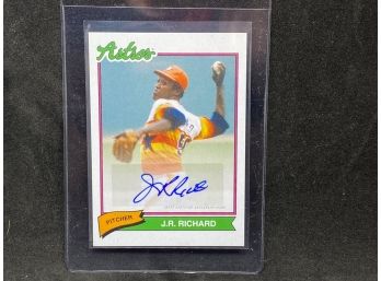 2020 TOPPS ARCHIVES J.R. RICHARD AUTO