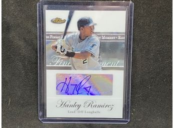 TOPPS FINEST HANLEY RAMIREZ AUTO