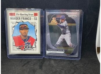 WANDER FRANCO MINOR LEAGUE AND FERNANDO TATIS JR PRIZM