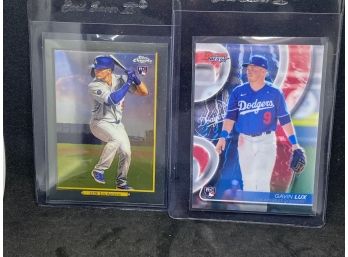 2019 GAVIN LUX FOUR-CARD ROOKIE CARD LOT