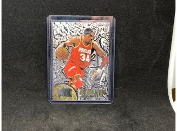 1995 FLEER METAL HAKEEM OLAJUWON HOF