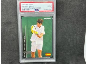 2003 NETPRO RAFAEL NADAL RC!!!! MINT PSA