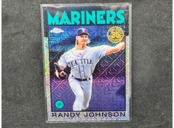 2021 Topps Mega Box Randy Johnson Mega Refractor Hof