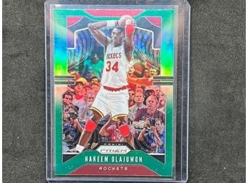 2019 Prizm Hakeem Olajuwon Green Prizm@