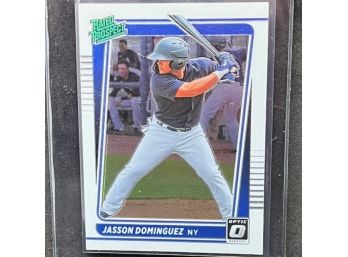 2021 DONRUSS OPTIC JASSON DOMINGUEZ RATED PROSPECT!!!