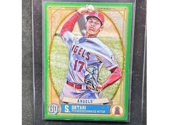 2021 TOPPS GYPSY QUEEN SHOHEI OHTANI GREEN PARALLEL