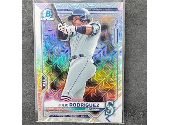 2020 BOWMAN CHROME JULIO RODRIGUEZ MEGA REFRACTOR