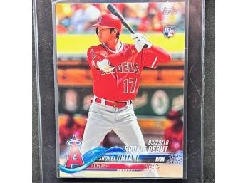 2018 TOPPS UPDATEE SHOHEI OHTANI RC