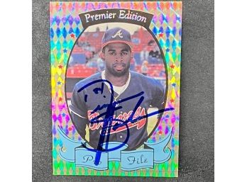 PROFILES IN SPORTS PROMO CARD DEION SANDERS AUTOGRAPH