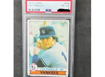 1979 TOPPS LOU PINIELLA PSA 4!!!