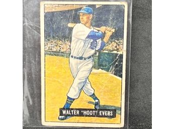 1951 BOWMAN WALTER HOOT EVERS