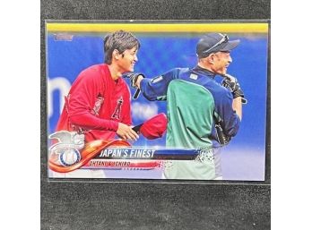 2018 TOPPS SHOHEI OHTANI RC FEAT. ICHIRO