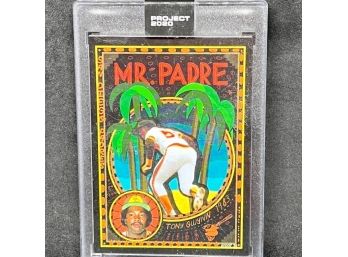 PROJECT 2020 TOPPS MR. PADRE TONY GWYNN HALL OF FAMER