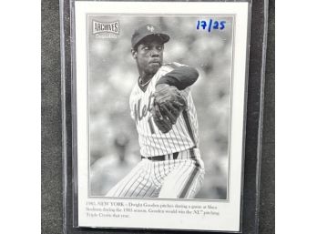 2019 TOPPS SNAPSHOT DWIGHT GOODEN SSP ONLY 25 MADE