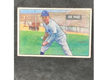 1951 BOWMAN JOE PAGE - YANKEES