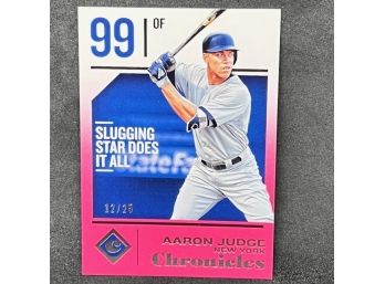 2018 PANINI CHRONICLES AARON JUDGE SSP ONLY 25 MADE