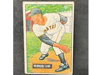 1951 BOWMAN VERNON LAW - FORMER CY YOUNG AWARD WINNER