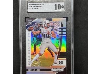 2020 PANINI PRIZM DP JORDAN LOVE SILVER PRIZM GEM MINT