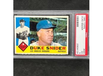 1960 TOPPS DUKE SNIDER PSA 5!!!