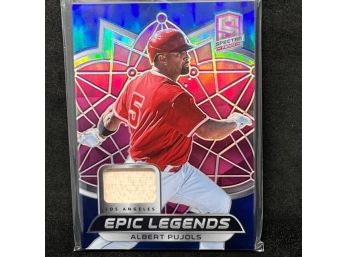 2021 SPECTRA EPIC LEGENDS ALBERT PUJOLS BAT RELIC SSP ONLY 20 MADE