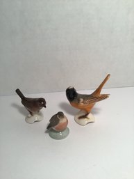 Vintage Porcelain Birds, Hummel, Goebel, Royal Copenhagen