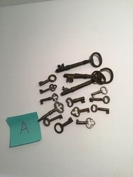 Antique Skeleton Key Assortment-A