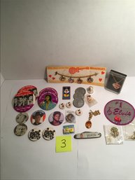 Vintage Smalls Lot 3, Entertainment, The Monkees, Elvis, Beetles, Disney