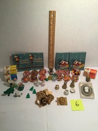 Vintage Smalls Lot 6, Paperweights, Christmas, Wade Whimsies