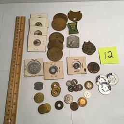 Vintage Smalls Lot 12, Tokens, Etc.