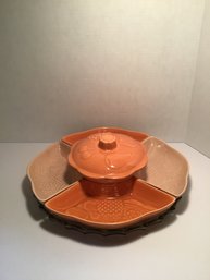 Mid-century Ceramic Olive Tray, USA 49, Condiments