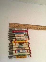 Vintage Advertising Pencils Lot, 1930s-1940s, Farming, Livestock