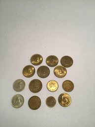 Vintage Foreign Coins, PERU, Mostly 1970s