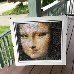 Signed Andrew Silverman Mona Lisa Print, A Classic In A Classic Style!