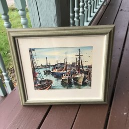 Original Watercolor, Robert Brooks, Provincetown, Cape Cod