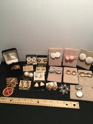 Mid Century Costume Jewelry Lot, Designer, Napier, Monet